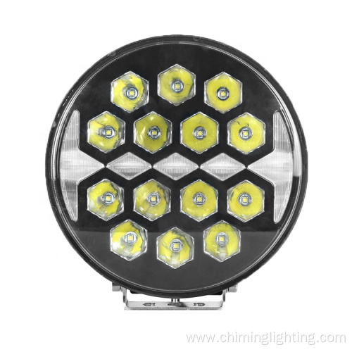 CHIMIN 8.5"10-30V round LED work light over-heated protected IP67 high power Led driving light with angel eyes